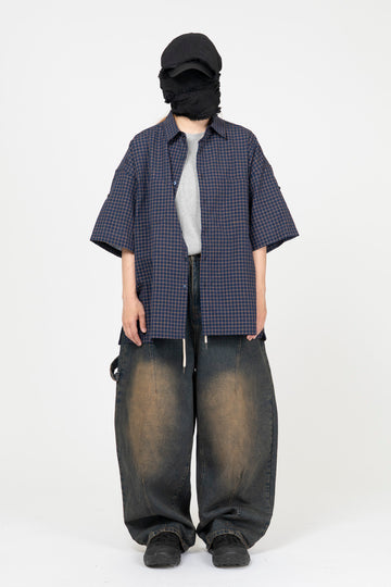 Abor Patch Carpenter Wide Denim